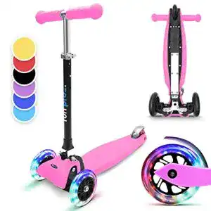 Kinderroller fun pro ONE – der sichere Premium Kinder Roller, LED 3