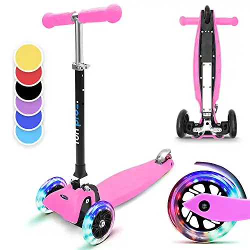 Kinderroller fun pro ONE – der sichere Premium Kinder Roller, LED 3