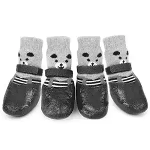 Schneeschuhe für Hunde Idepet 4 PCS Haustier