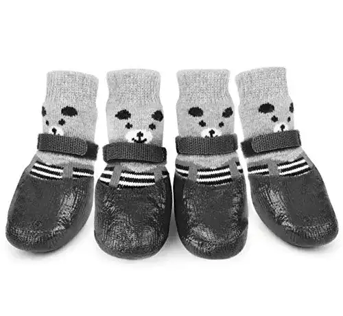 Schneeschuhe für Hunde Idepet 4 PCS Haustier