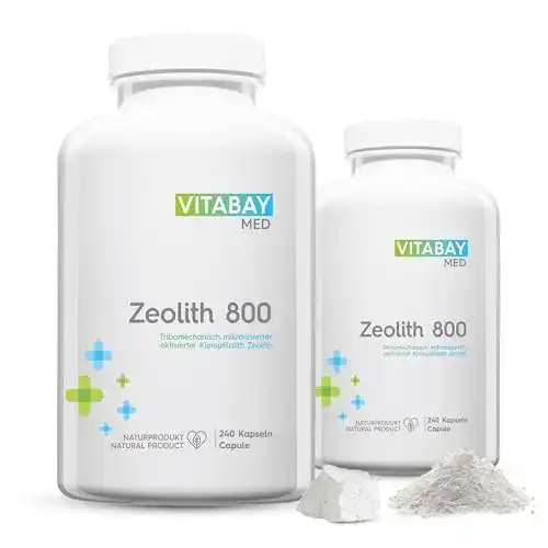 Zeolith-Kapseln vitabay Zeolith 800, 480 Kapseln