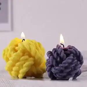 Kerzenform Ginkago Kerzen Silikonform 3D Wollball Magic