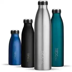 Edelstahl-Trinkflasche 1 Liter 720°DGREE Edelstahl “milkyBottle”