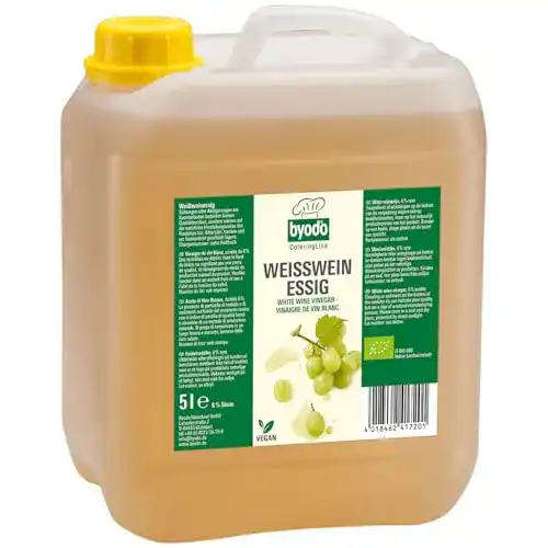 Weißweinessig Byodo, 1er Pack (1 x 5 kg Kanister) – Bio