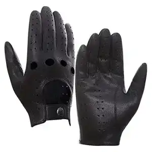Autofahrer-Handschuhe Harssidanzar Herren Leder