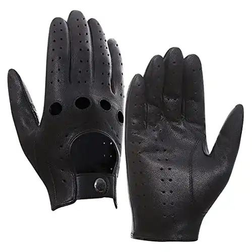 Autofahrer-Handschuhe Harssidanzar Herren Leder