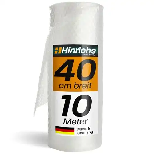 Luftpolsterfolie Hinrichs 10m x 40cm Noppenfolie