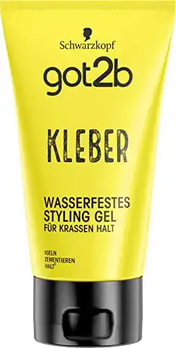 Haargel Got2B Schwarzkopf Kleber, wasserfestes Styling Gel, 150ml