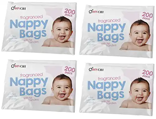 Windelsack DIVCHI Baby Einweg-Windelbeutel, antibakteriell