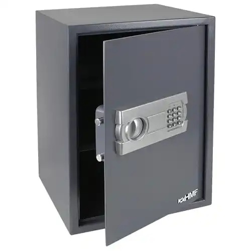 Tresor HMF 4612512 , Möbel Elektronikschloss, 50,0 x 35,0 x 31,0 cm