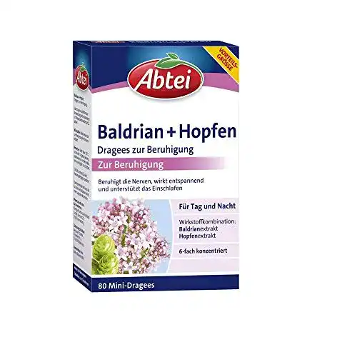 Die beste Pflanzliche Beruhigungsmittel Abtei Baldrian + Hopfen Dragees 2026 Test Bestseller Pflanzliche Beruhigungsmittel Abtei Baldrian + Hopfen Dragees