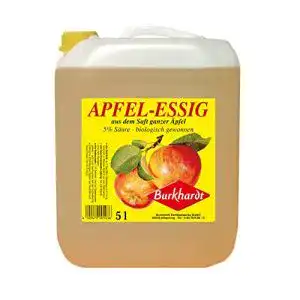 Apfelessig Burkhardt Apfelessig 5% Säure 5Ltr. Kanister
