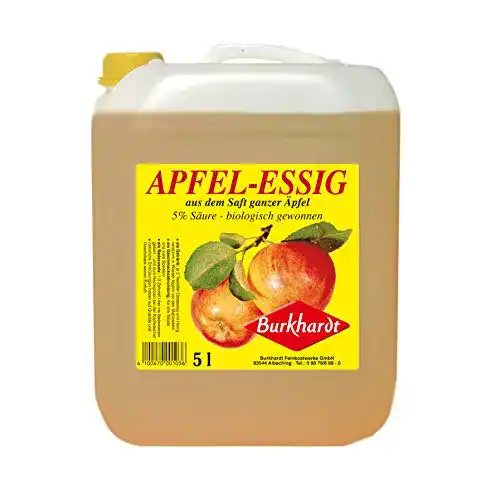 Apfelessig Burkhardt Apfelessig 5% Säure 5Ltr. Kanister