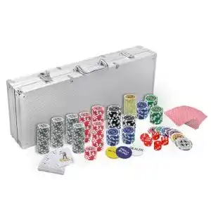 Pokerkoffer Aufun 500 Chips Laser Pokerchips