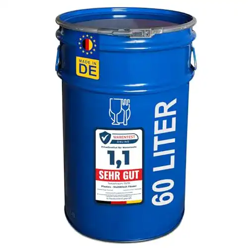 Metallfass meier Stahlfass 60 Liter Hobbock Deckelfass