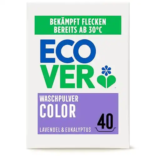 Öko-Waschmittel ECOVER Color Waschpulver Konzentrat Lavendel