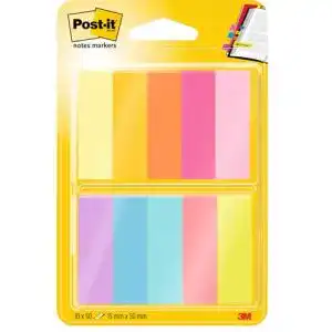 Haftstreifen Post-it “Page Marker” aus Papier 10 farbige Blöcke
