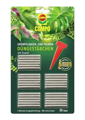 Düngestäbchen Compo Grünpflanzen- und Palmen mit Guano