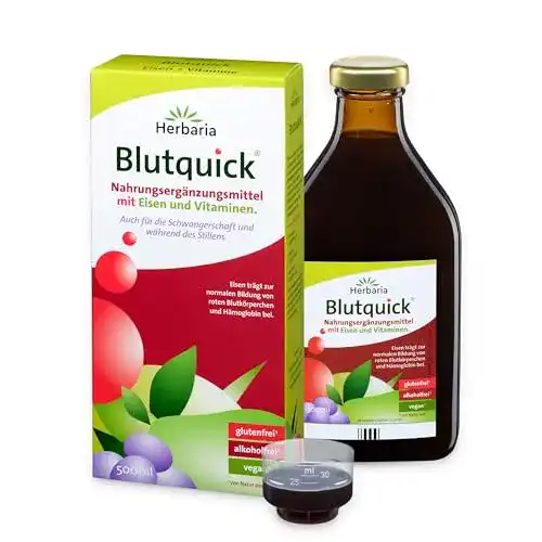 Eisensaft Herbaria Blutquick, bio, 500 ml