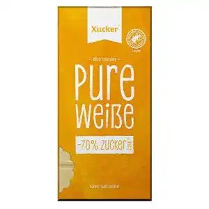 Weiße Schokolade Xucker mit Xylit, 35% Kakaoanteil, 80g