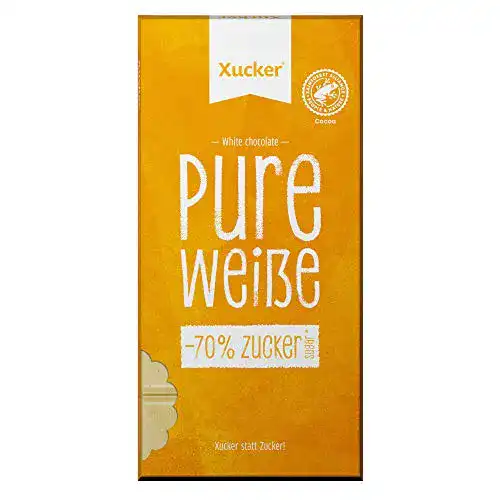 Die beste Weiße Schokolade Xucker mit Xylit, 35% Kakaoanteil, 80g 2026 Test Bestseller Weiße Schokolade Xucker mit Xylit, 35% Kakaoanteil, 80g