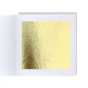 Blattgold Hileyu Echte Essbar 24 Karat Goldfolie 4.33 * 4.33cm