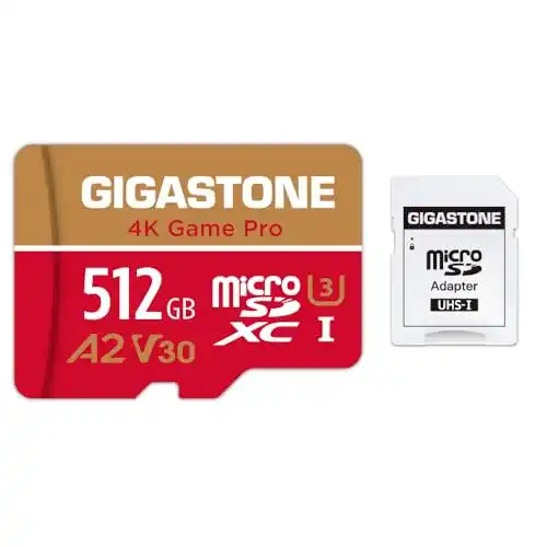Die beste microSD (512 GB) Gigastone Game Pro 512GB MicroSDXC 2026 Test Bestseller microSD (512 GB) Gigastone Game Pro 512GB MicroSDXC