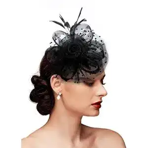 Fascinator Yezmo -Hut, en für Frauen Mädchen Karneval Hüte