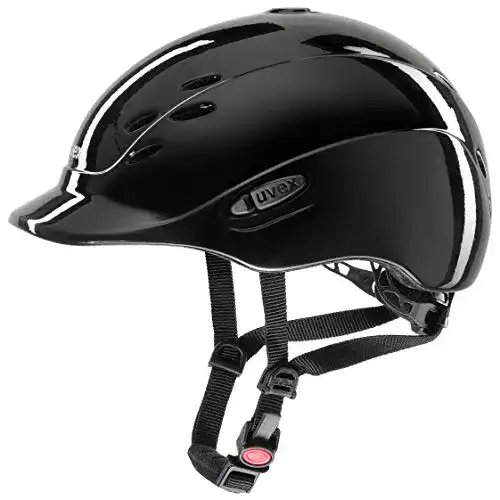 Uvex-Reithelm Uvex Unisex Jugend, onyxx uni shiny Reithelm