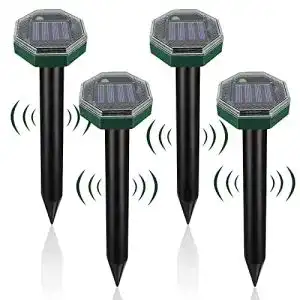 Maulwurfschreck (solar) flintronic 4 Stück Solar Maulwurfabwehr