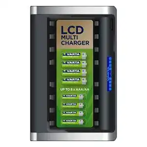 Varta-Ladegerät Varta LCD Multi Ladegerät für 8 AA/AAA Akku
