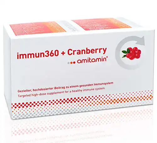 Immunsystem stärken Tabletten amitamin Immun 360 + Cranberry