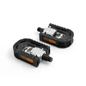 Klapppedale System-S Universal Fahrrad Pedal, Schwarz