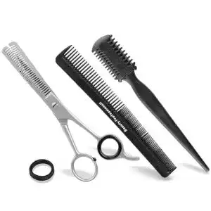 Effilierschere InstrumenteNrw Set 13,97 cm – 5.5 Zoll Effilierkamm