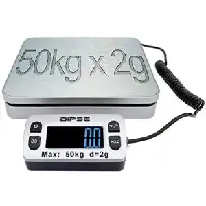 Paketwaage DIPSE Parcel Mini 50 kg x 2g – | Briefwaage mit Display
