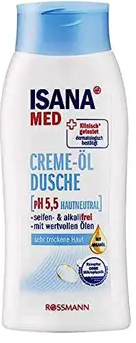 Isana-Duschgel ISANA MED Creme-Öl Dusche pH 5,5, 250 ml