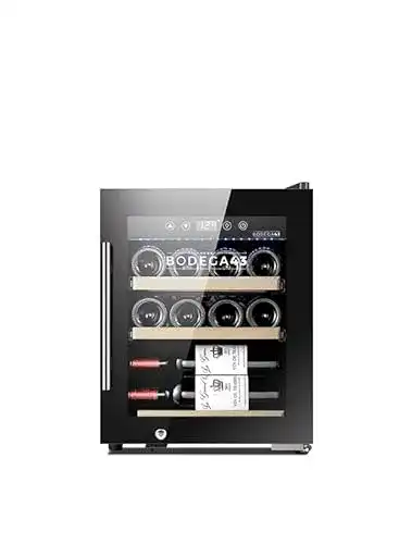 Weinkühlschrank 2 Zonen BODEGA43 -12C, 12 Flaschen, 33 Liter