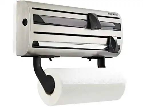 Folienspender Leifheit Wandrollenhalter Parat Royal für 3 Rollen