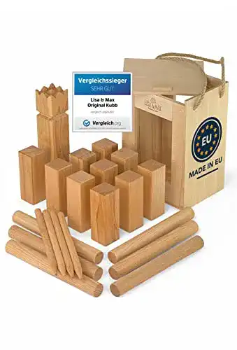 Kubb LISA & MAX Original Robustes Premium FSC® Buchenholz