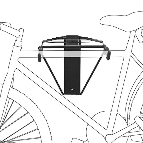 Fahrradhalter Relaxdays ung für 1-2 Fahrräder, zur Wandmontage