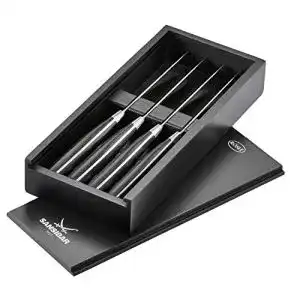 Steakmesser Rösle RÖSLE -Set Sansibar 4-tlg., Klingenspezialstahl
