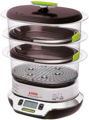 Dampfgarer Seb, VitaCuisine Compact , 3 Dampfkörbe