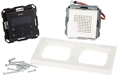 Unterputz-Radio Gira 049572 Unterputz Radio RDS mit E2 Rahmen