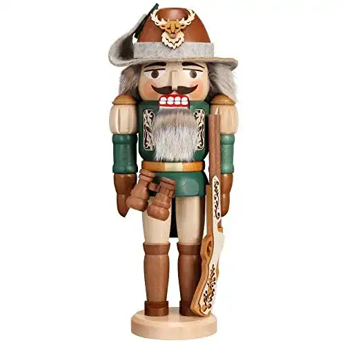 Nussknacker Erzgebirge Zeidler Nussknacker Förster / Jäger 38cm