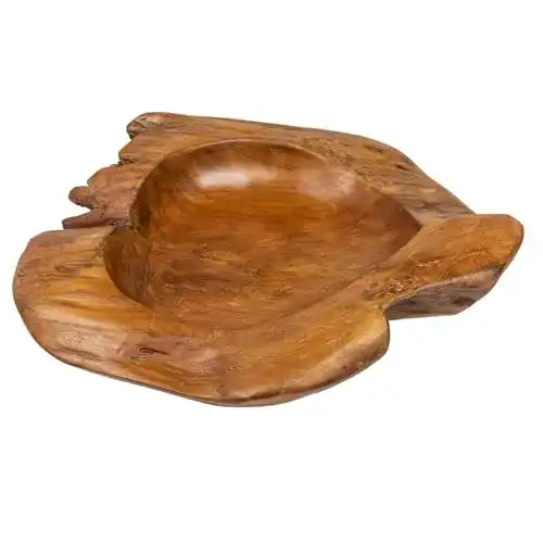 Holzschale invicta INTERIOR Exklusive Teak Holz Schale 40cm
