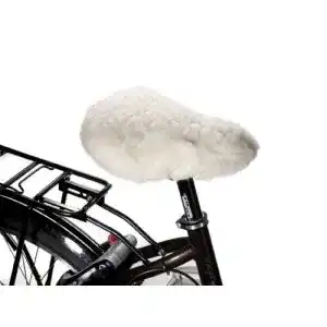 Fahrradsattelbezug Lammfell K. & N. Schurwolle Unisex 2-in-1