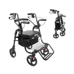Rollator-Rollstuhl-Kombination KMINA – Rollator Rollstuhl