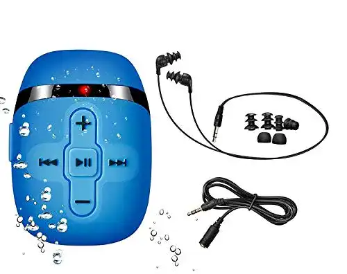 Wasserdichter MP3-Player SEWOBYE HiFi Sound Wasserdicht
