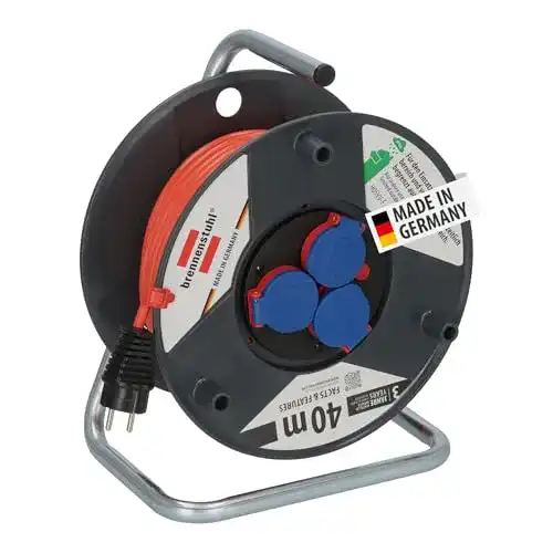 Kabeltrommel Brennenstuhl Outdoor- mit 40m Kabel in rot