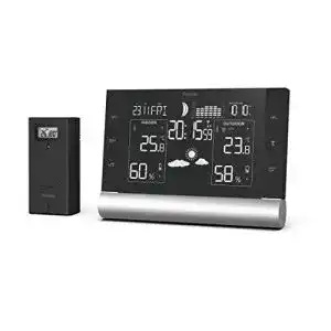 Hama-Wetterstation Hama, mit Außensensor „Black Line Plus“